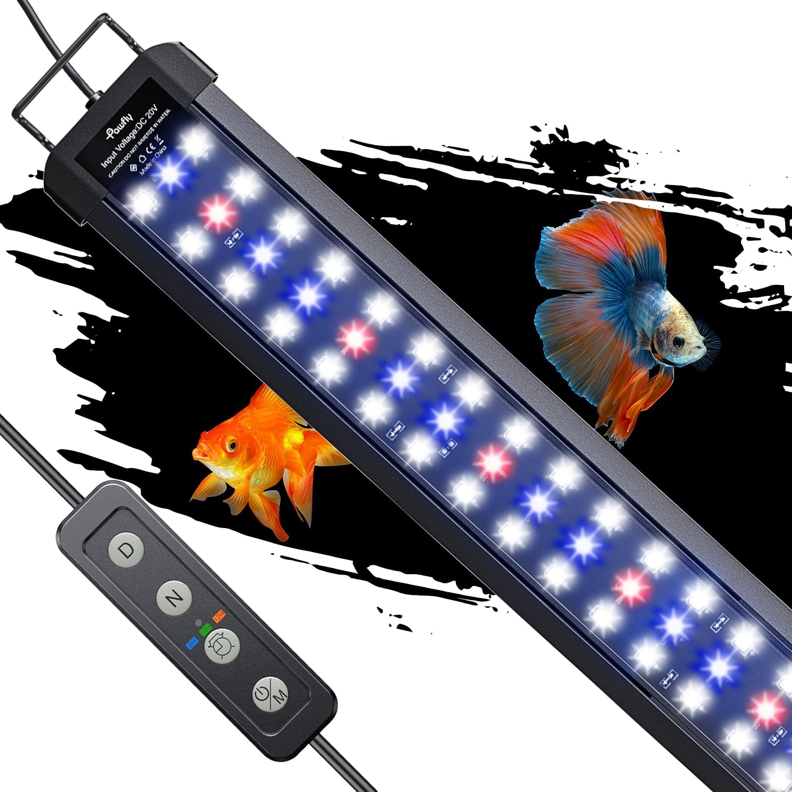 Pawfly Aquarium LED Light - Full Spectrum & Bright Colors -21 Pawfly Aquarium LED Light - Full Spectrum & Bright Colors -21