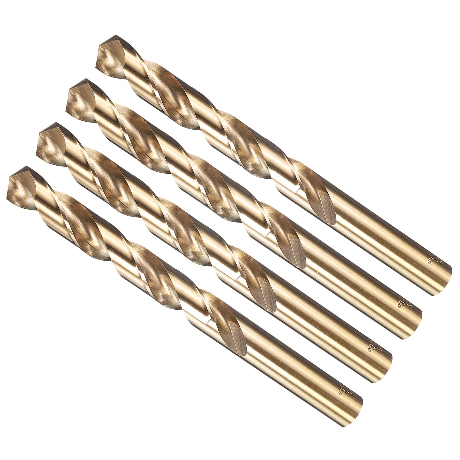METALLIXITY 4Pcs Mèche (12mm) Acier Rapid M35 Tige Droite Canure Spiralée