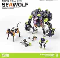 ROBOT BUILDシリーズ RB-17改 SEAWOLF『海狼』(TAPIGAL カラーVer.) 完成品 アクションフィギュア 核誠治造×蝸之殼スタジオ Amazon.co.jp: ROBOT BUILD RB-17改 SEAWOLF 海狼（TAPIGAL