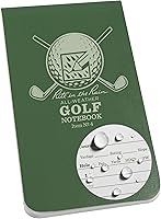 Vista 1 de Rite in the Rain All Weather Golf Notebook, 3.5" x 6", Green Field Flex, Club Yardage Book & Hole Notes (No. 4)