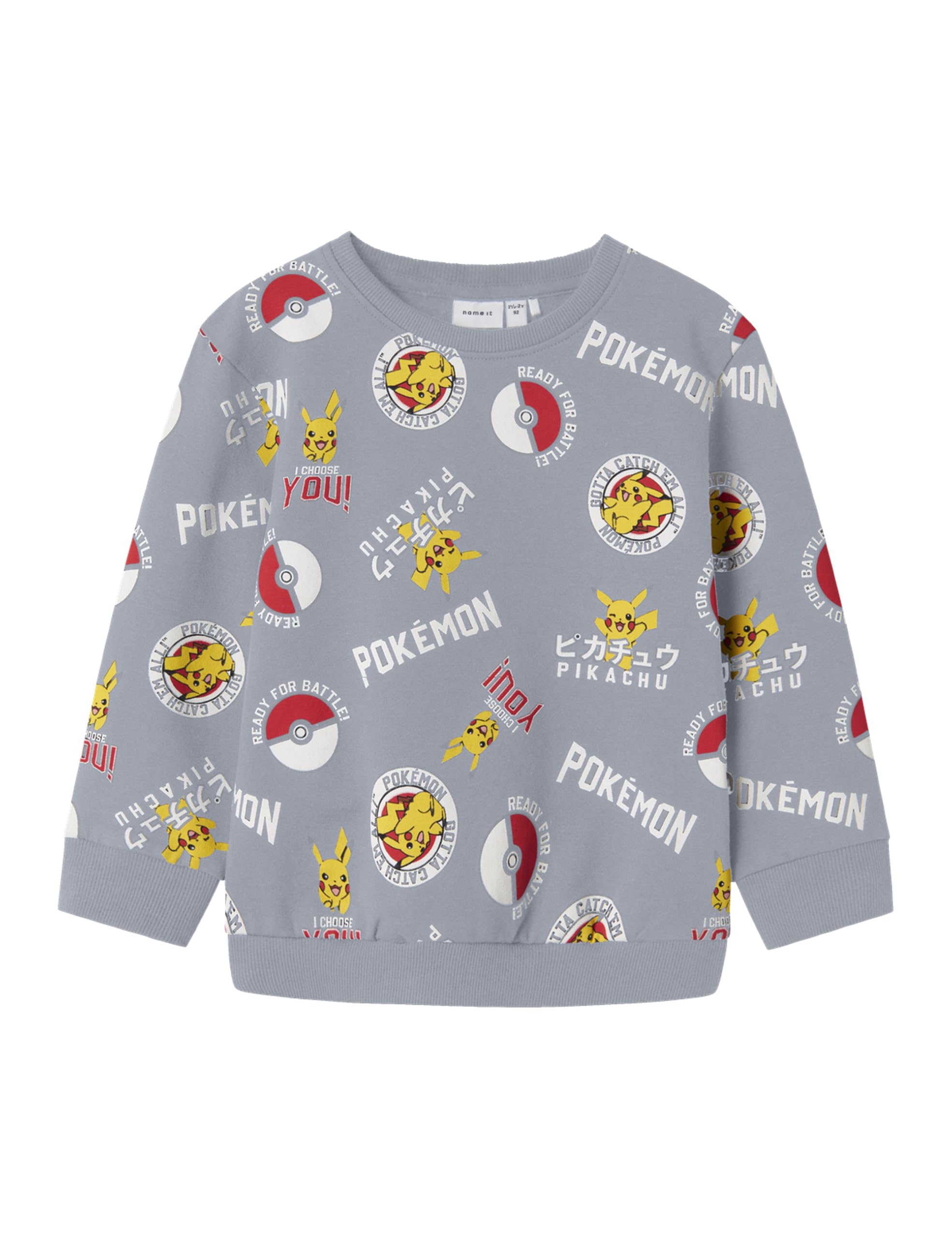 NAME IT Jungen Nmmsilo Pokemon Nreg Sweat Bru Sky