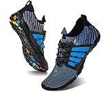 WateLves Water Shoes Mens Womens Beach Swim Shoes Quick-Dry Aqua Socks Pool Shoes for Surf Yoga Water Aerobics