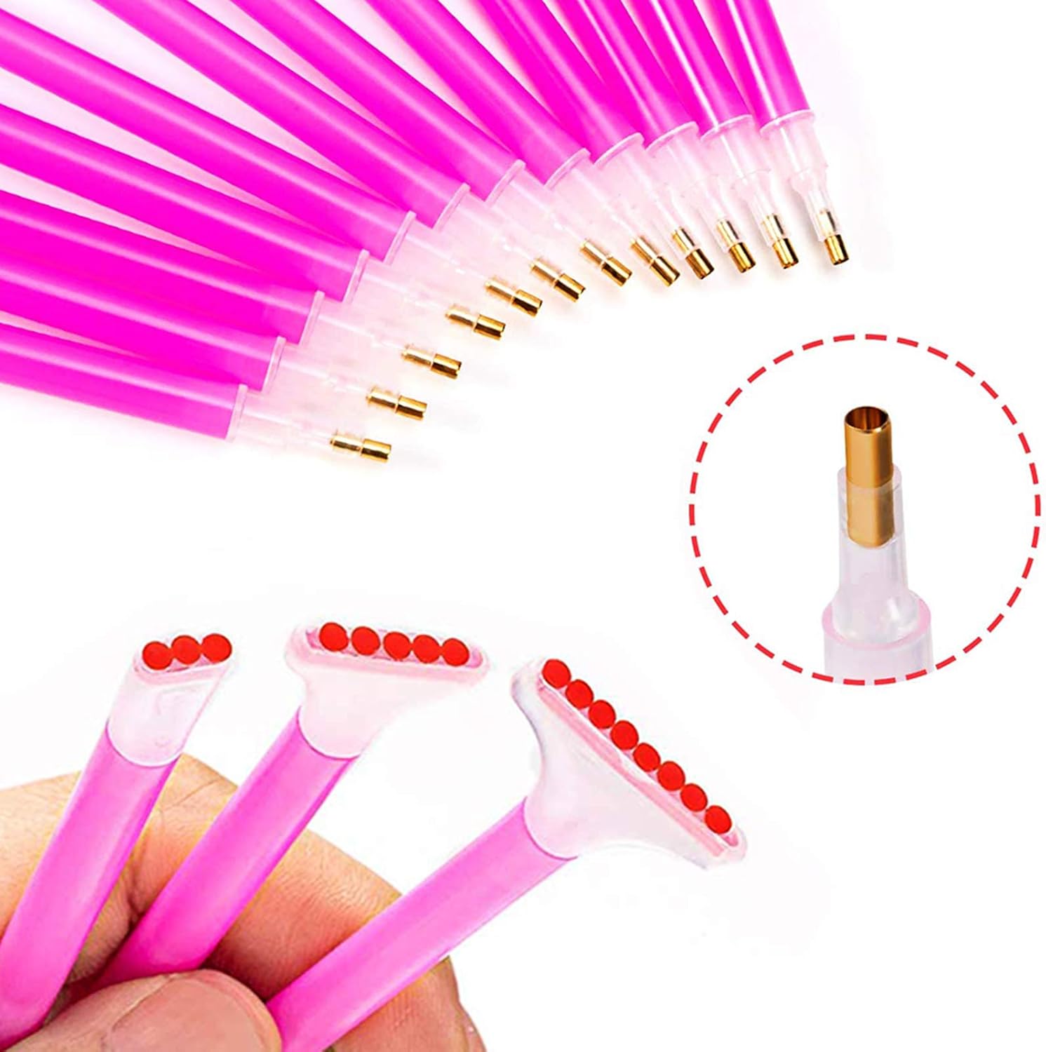 56ps- 5D Diamond Painting Accessories & Tools Kits for Kids or Adults to Make Diamond Painting Art