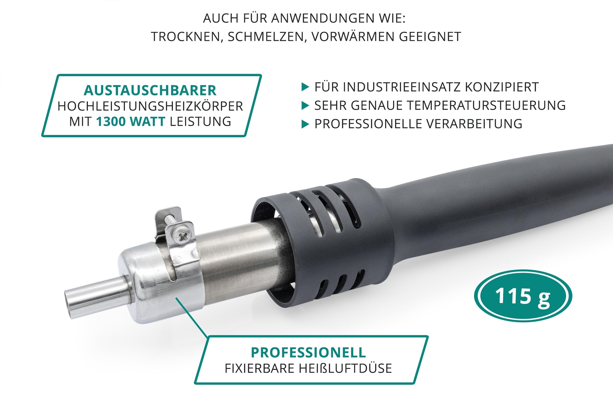 QUICK 709D+ 2in1 Reworkstation Sensor-geregelt und digital einstellbar 1350 Watt, Heißluft 100-500°C bis 50L/Min, 70 Watt Lötkolben bis 480°C - SMD Reworkstation - Standby - Auto-Kühlsystem
