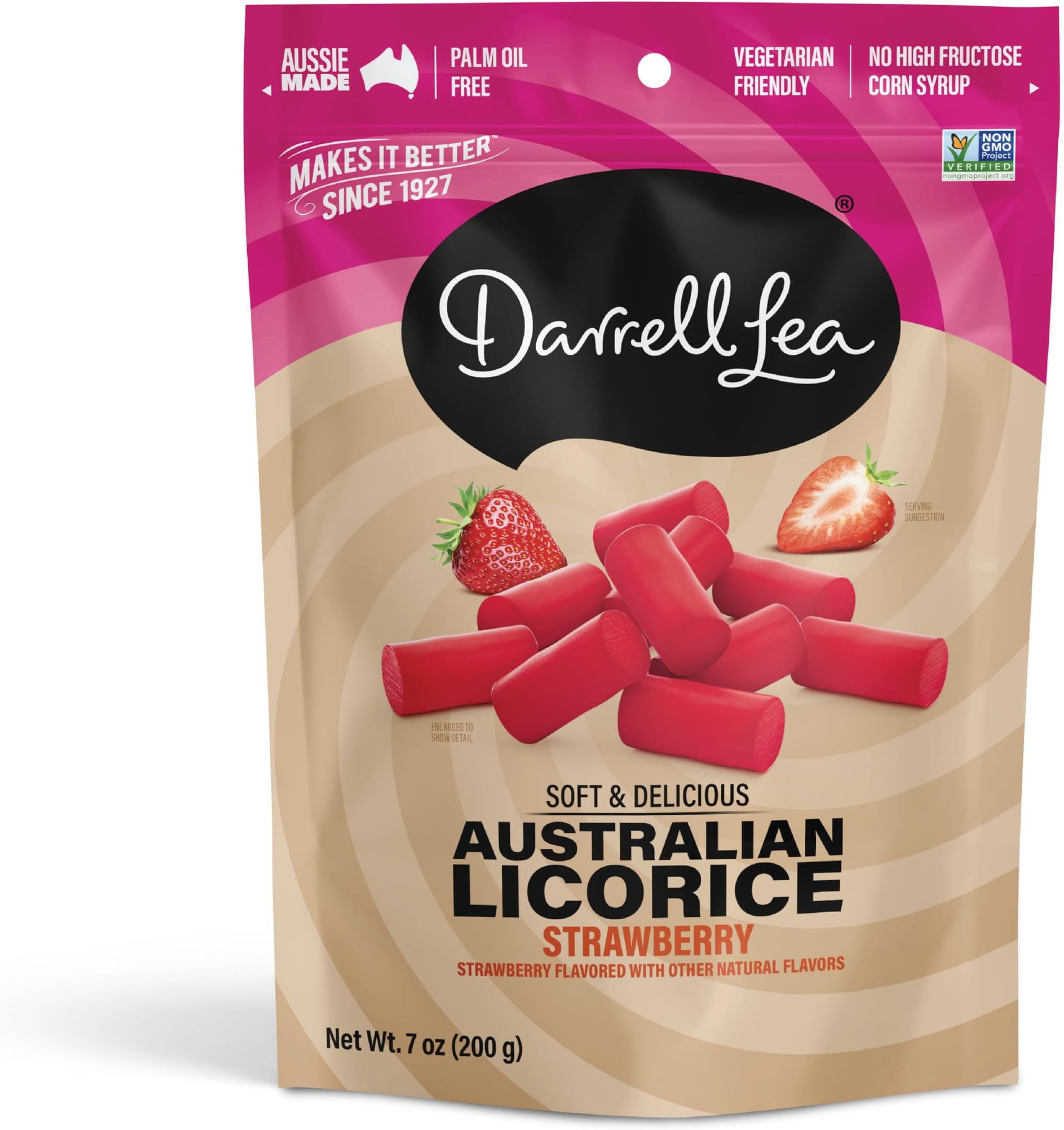 Darrell Lea RED LIQUORICE 7 OZ