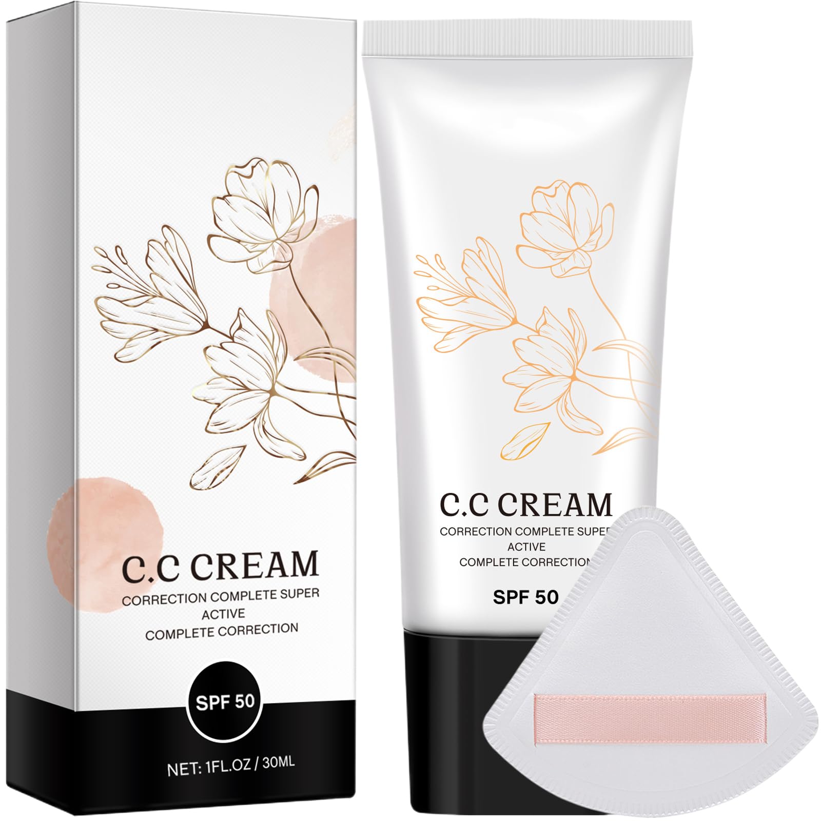 Amazon.com: Korean CC Cream with SPF 50 for Older Women, Korean