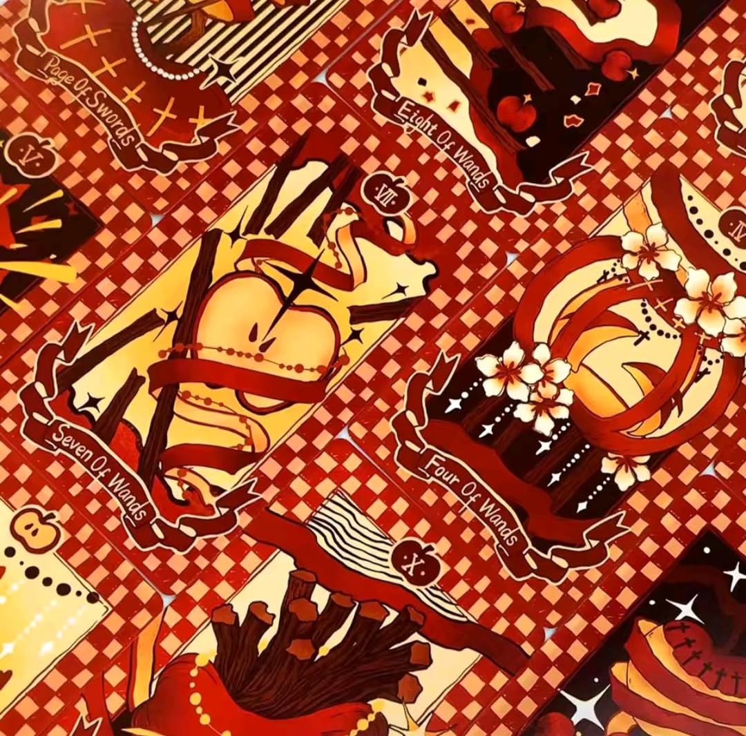 Amazon.co.jp: アップルタロットカード、78枚入り、ポケットサイズ6cm