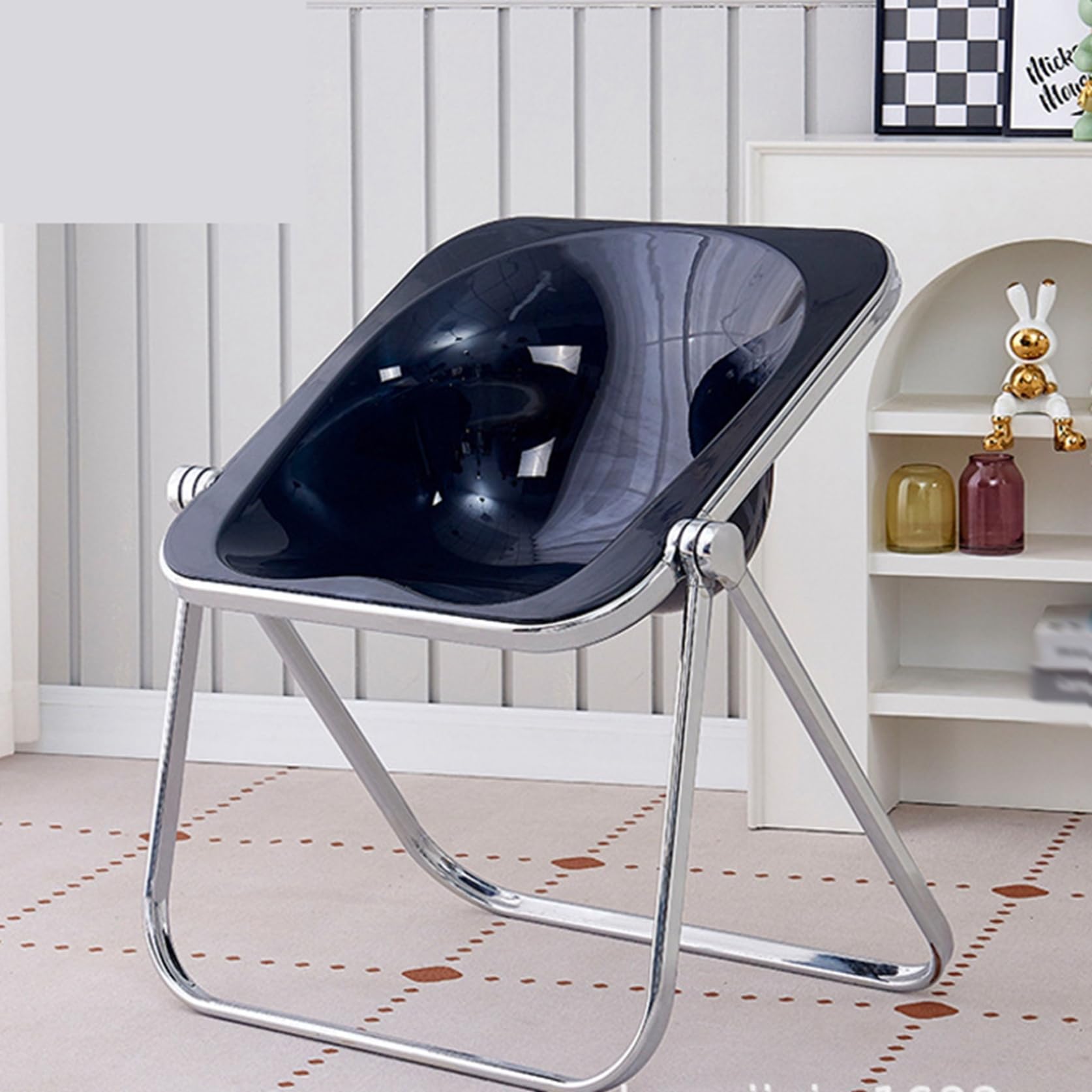 Amazon.co.jp: クリアチェア 折りたたみ椅子 透明イス アクリル