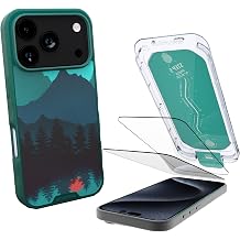 Smartish iPhone 17 Pro MagSafe Case + Screen Protector Bundle - Gripmunk + Tuff Sheet 2-Pack Tempered Glass Screen Covers - Extra Strength 9H Glass for Apple iPhone 17 Pro