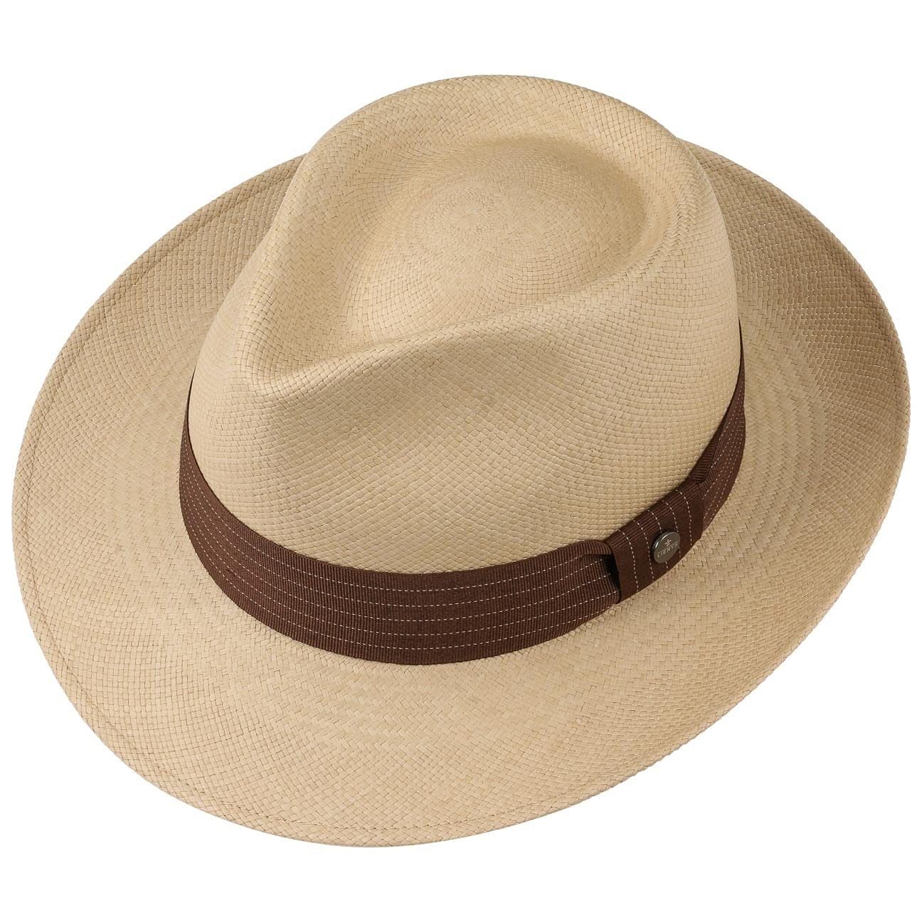 Lierys Brown Rockfall Sombrero Fedora Panama Unisex Primavera Verano