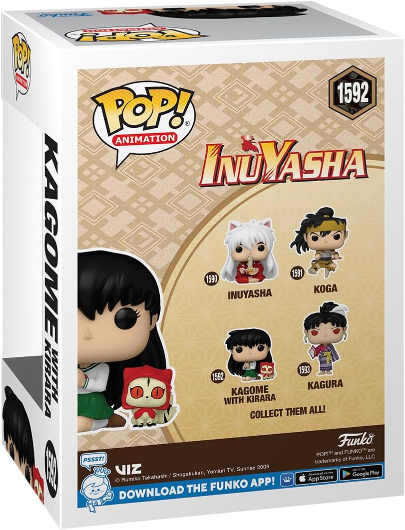 Funko POP! & Buddy: Inuyasha - Kagome Higurashi with Kirara - Collectable Vinyl Figure - Gift Idea - Official Merchandise - for Kids & Adults - Anime Fans - Model Figure for Collectors and Display