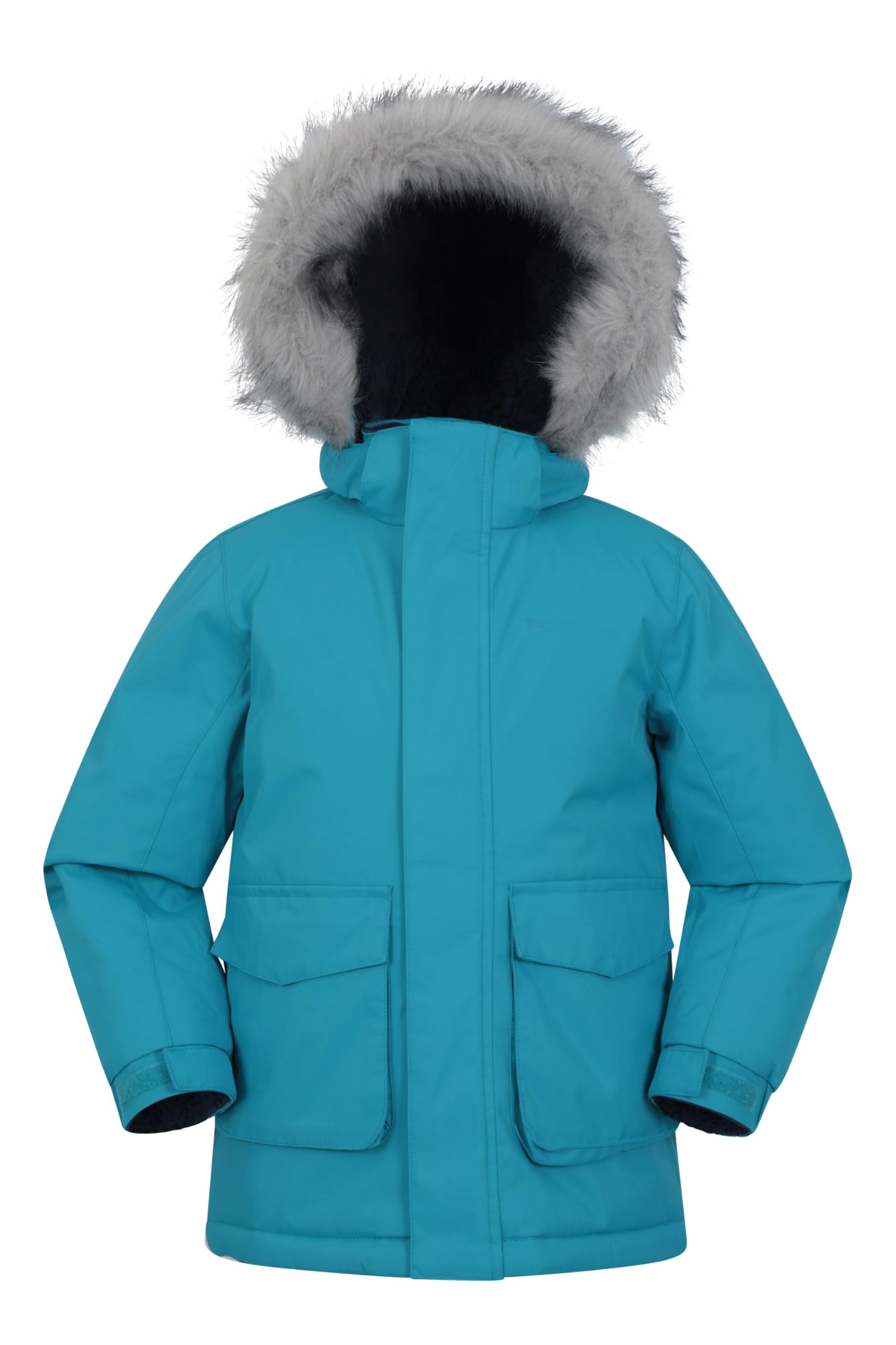 Mountain Warehouse Petrol Ranger Plain Kids Water Resistant Jacket 11-12Y
