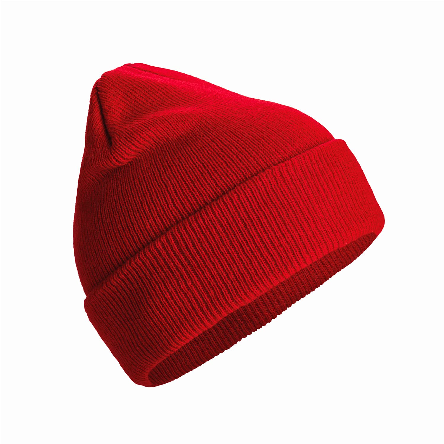 1 & 2 Packs Unisex Beanie Hat for Men and Women Warm Elasticity Knit Winter Ski Cuffed Plain Hats Cap