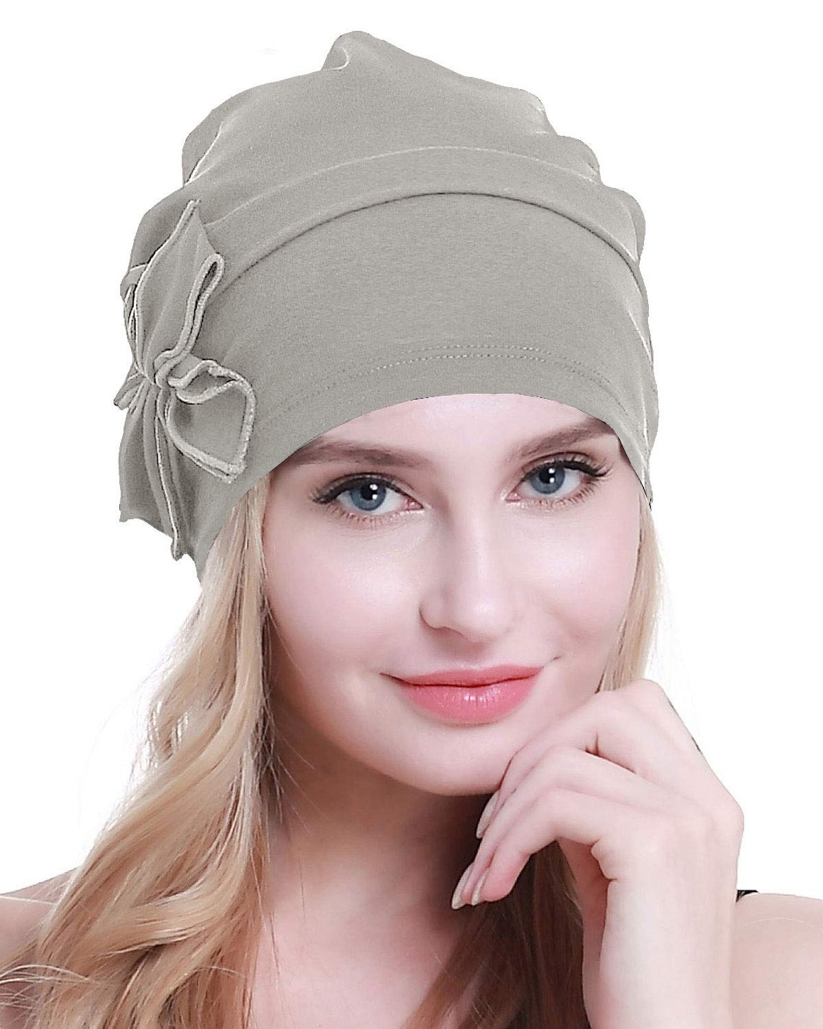 osvyo Bamboo Chemo Headscarf for Women Hair Loss – Cancer Slip On Headwear Turbans Sealed Packaging