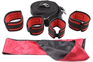 Bed Restraints Sex Bondage Couples Kit with Blindfold: Liberate Your Inner Desires