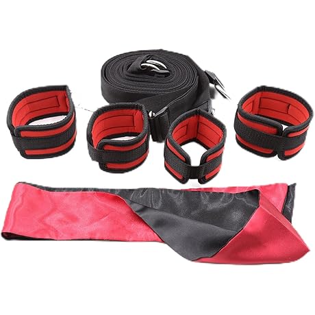 Bed Restraints Sex Bondage Couples Kit with Blindfold: Liberate Your Inner Desires