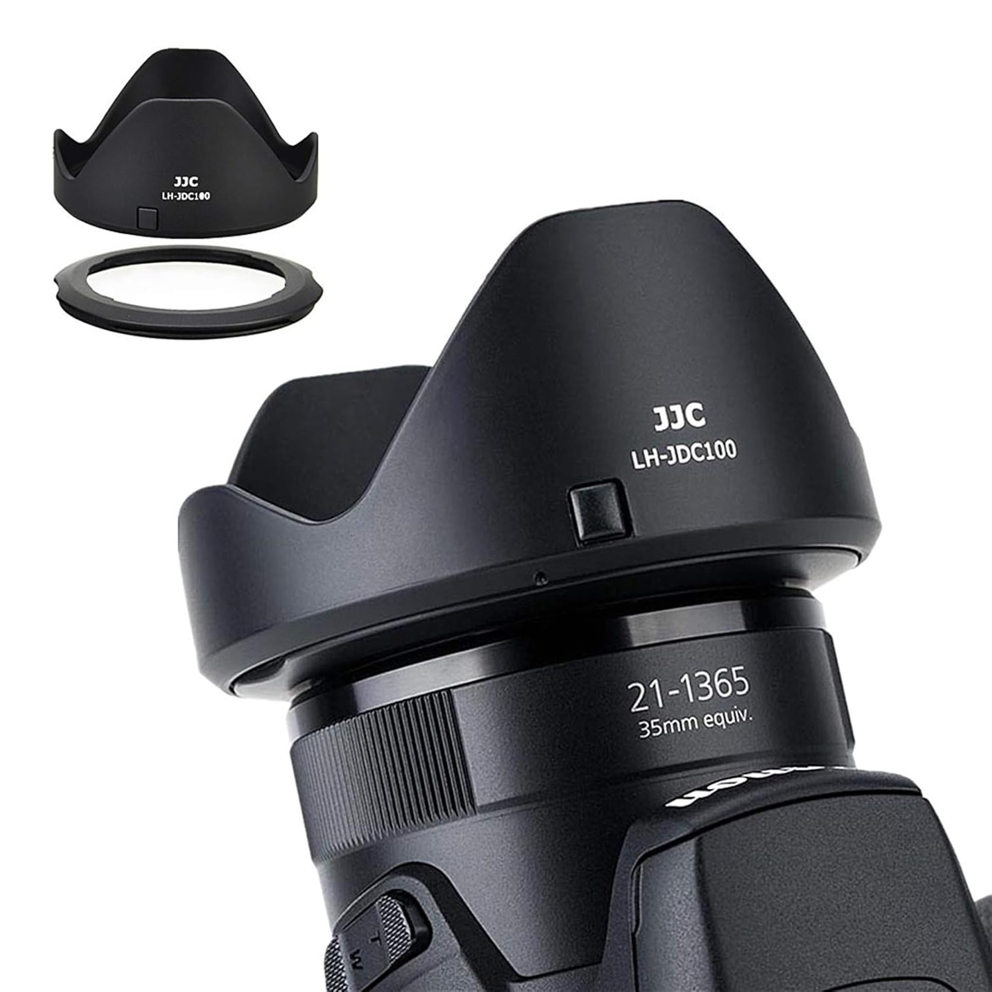 Amazon | JJC 可逆式レンズフードと67mmフィルターアタブターリンク
