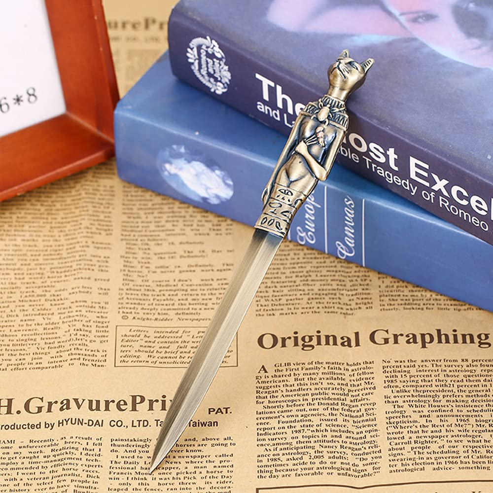 Anubis Ouvre Lettre en Alliage, Coupe Papier Durable, 4cm x 19.4cm