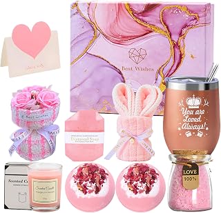 Geschenke für Frauen, Geburtstagsgeschenk, Jubiläumsgeschenke für Frauen, Selbstfürsorge Set Wellness Geschenke, Entspannung Geschenkset, Weihnachtsgeschenke für Freundinnen, Mutter, Frau, Mädchen