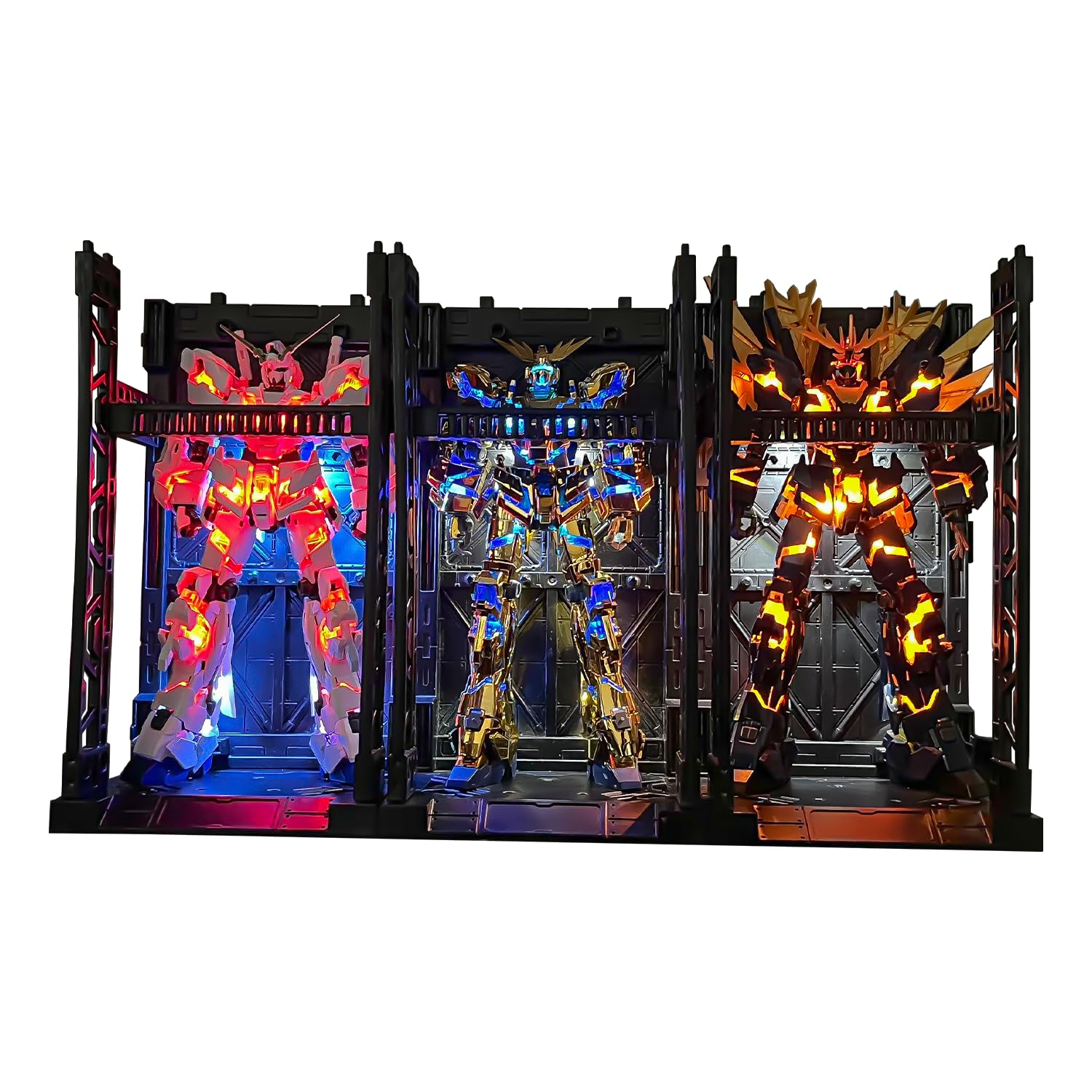LBASE 5th Wireless LED Units for Gundam Models Kits, LED Light Set for Gundam RG HG MGSD Q Model, Wireless Induction LED Lamp Beads, Model Add Lights, Modle Action Base 5th