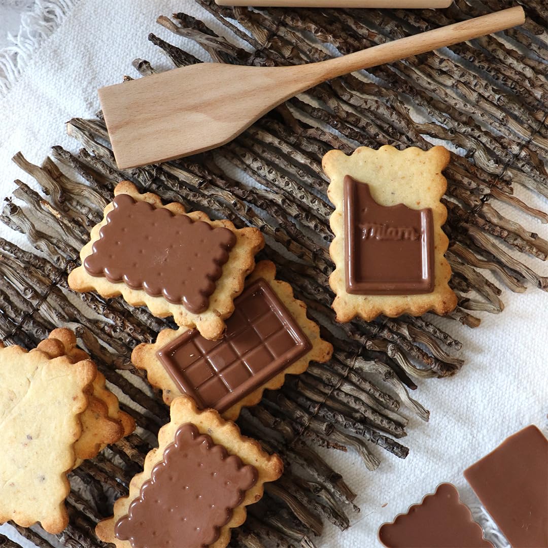 Ookies - Box Pâtisserie Biscuits L’Ecole Buissonnière - Kit Pâtisserie Enfant pour Créer ses Goûters Maison Écolier - Gâteaux, Pâtisseries - Préparation Bio - Fabriqué en France - OO82102