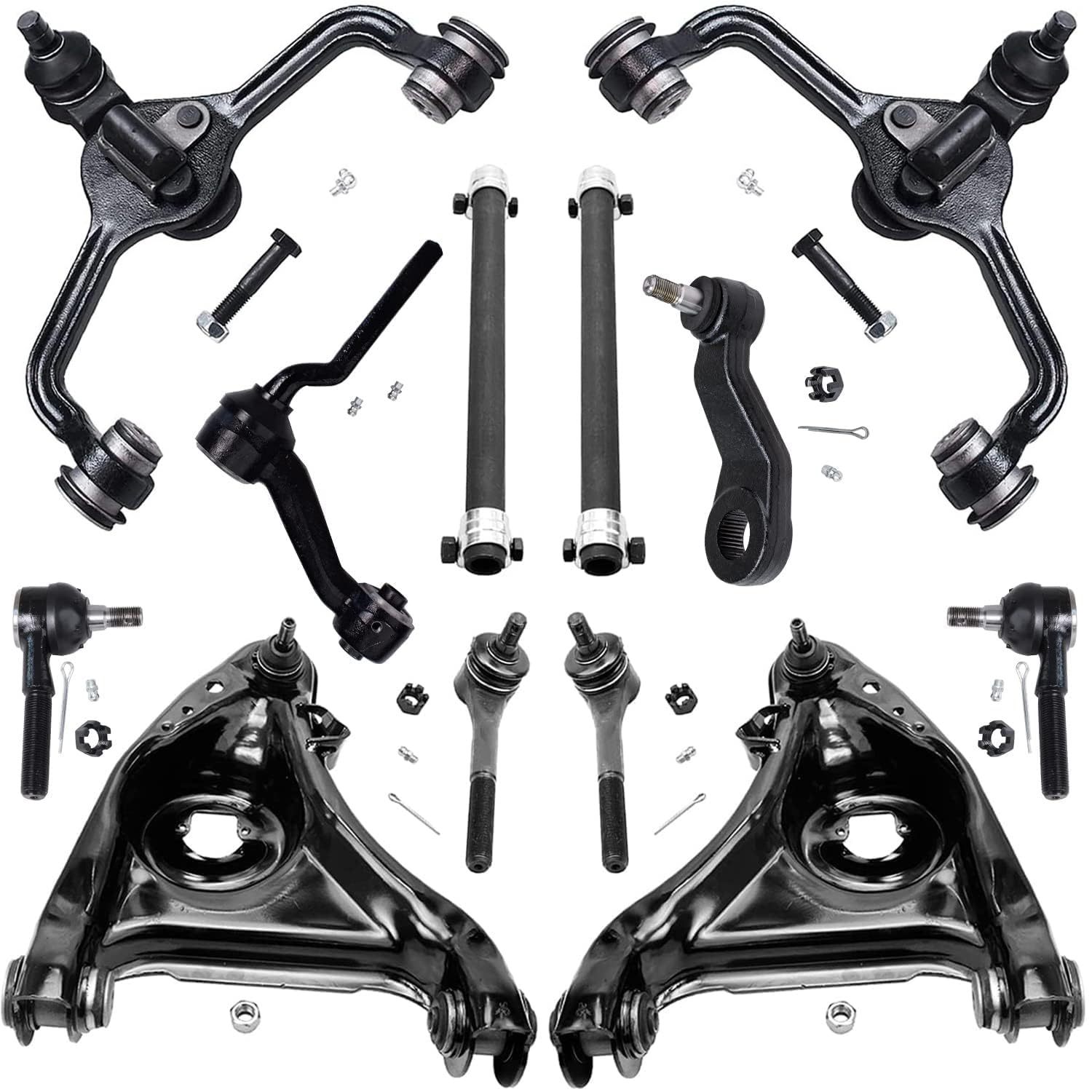 Detroit Axle - 12pc Front End Kit for 1995-2002 Mercury Grand Marquis