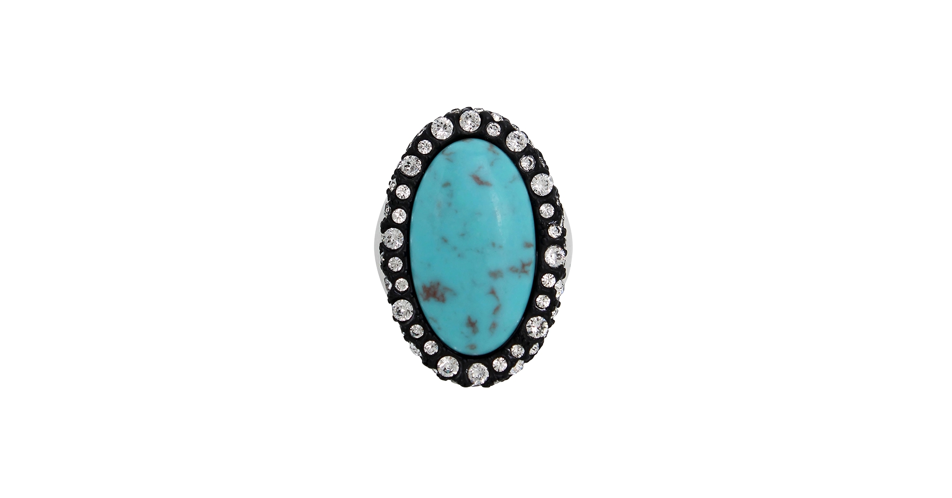 新品　Gas Bijoux　ring　turquoise　size/OS Genuine Square Turquoise Ring, Turquoise Stone Ring, Boho