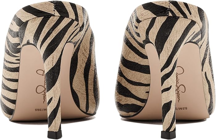Женские сабо Jessica Simpson Wilix High Heels, цвет: Костяной — фото 4