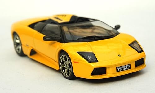 Miniatura 2 de 143 Lamborghini Murcielago Concept Car (Barchetta) Modelo de fundición a presión amarillo metálico