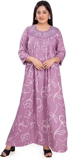 EliteZilla Nighty| Nighty for Women| Nighty for Women Stylish| Alpine Nighty for Women| Nighty for Women Cotton| Night Gow...