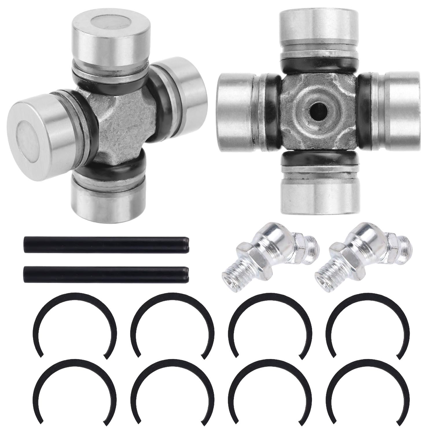 Gosknor 2 Sets Front Rear Prop Shaft U-Joint,Universal Part Suitable for Polaris RZR Ranger Sportsman General 1000 900 800 700 570 500 OEM# 2202015 2203703 3235500 3235616 3260104 Accessories