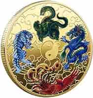 中国 龍鳳呈祥 金貨　記念コイン　幸運貨幣　美品 61AVV7atEGL._UF350,350_QL80_.jpg