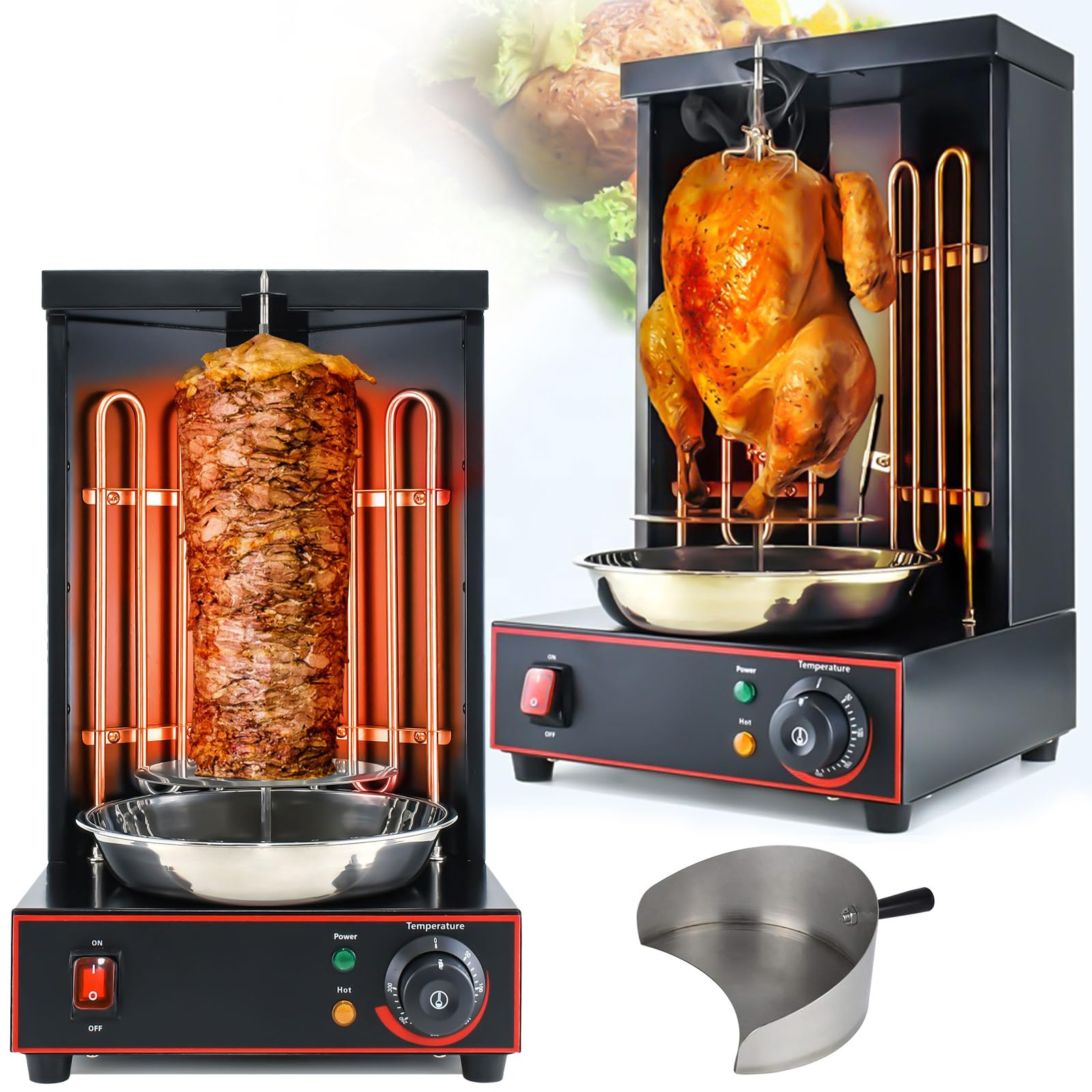 Máquina Elétrica Shwarma Li Zhen Máquina Vertical Doner Kebab