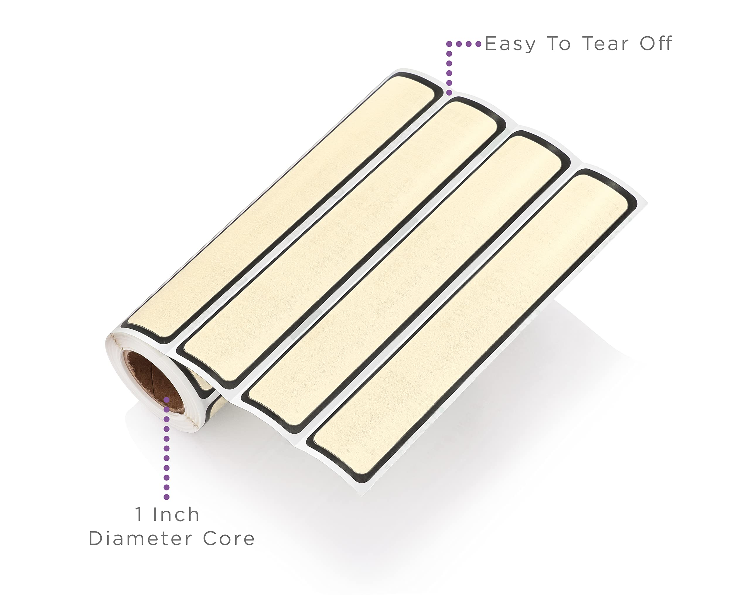 Snapklik.com : Adhesive Sticker Labels, 5 3/8” X 1”, Binder Labels For ...