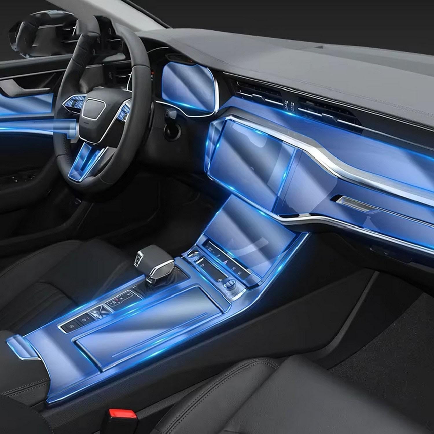 Film de protection de console centrale Audi anti-traces de doigts