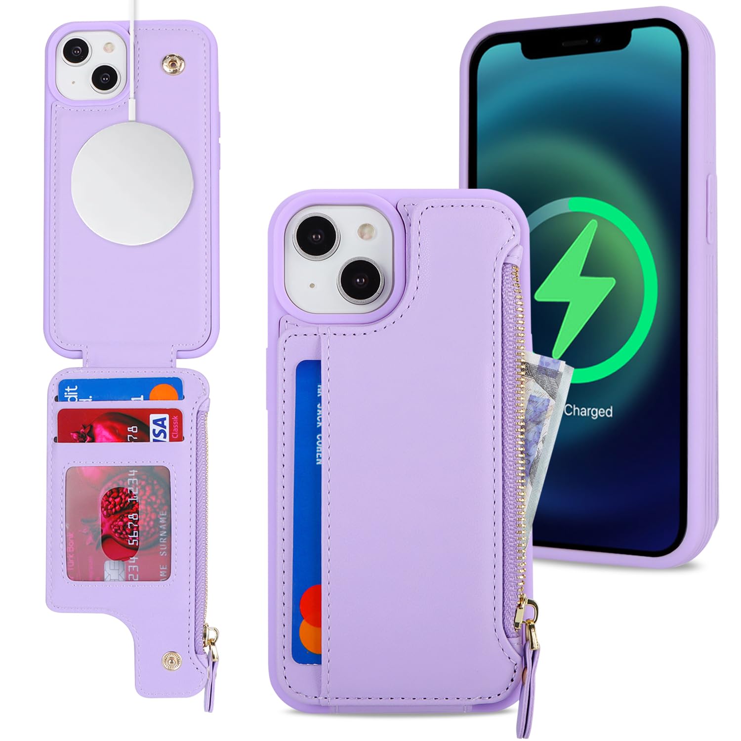 SailorTech iPhone 15 Plus Case with Credit Card Holder magsafe