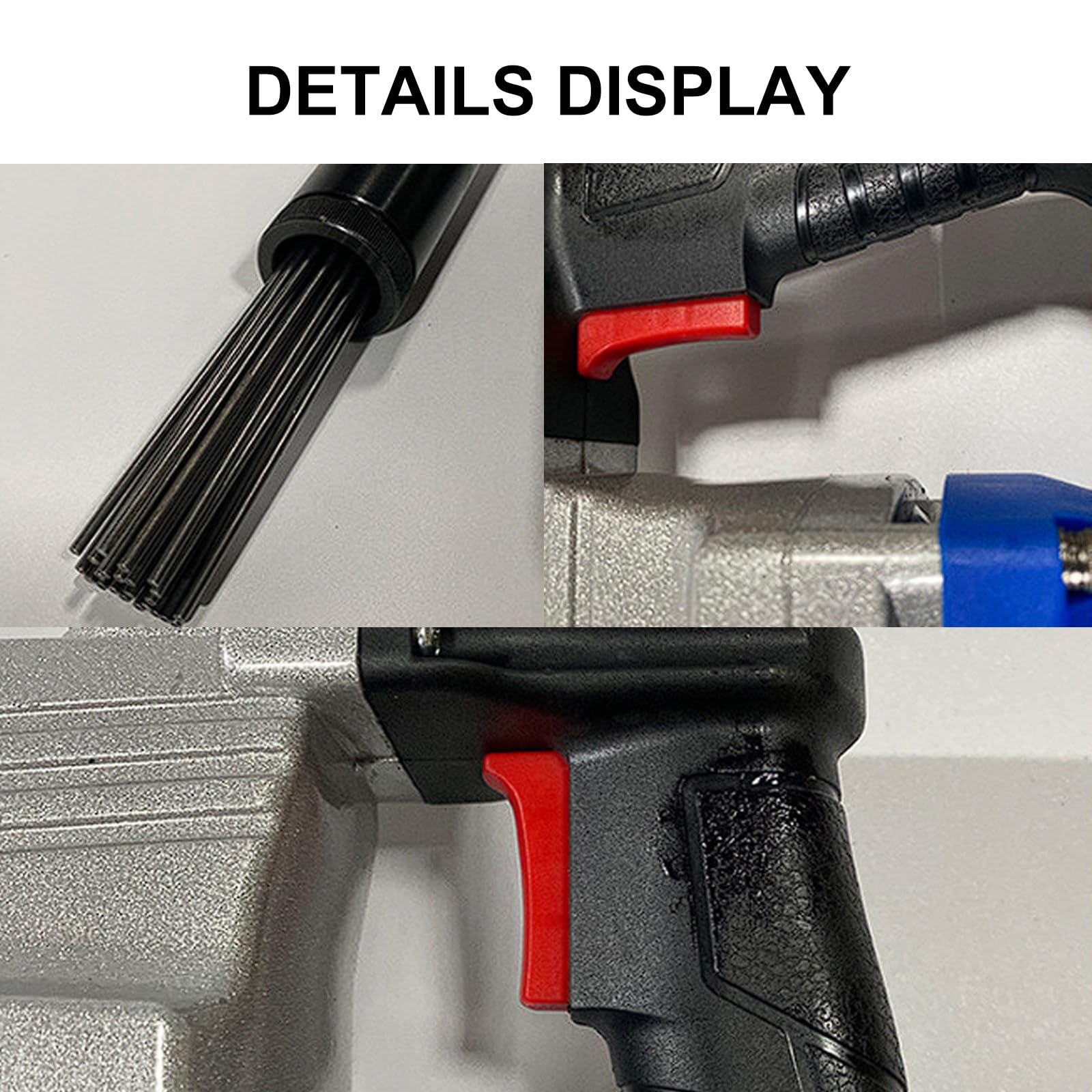 MáQuina EléCtrica para Eliminar óXido De 110 V/220 V, Desincrustador De Agujas PortáTil De 1100 W, Pistola para Eliminar óXido, Pistola Desincrustante Industrial,110V