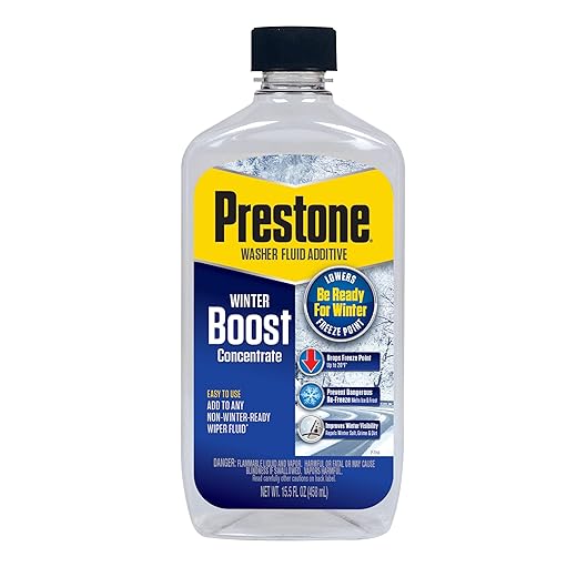 Prestone AS240 Windshield Washer Fluid Booster De-Icer Additive - 15.5 oz.