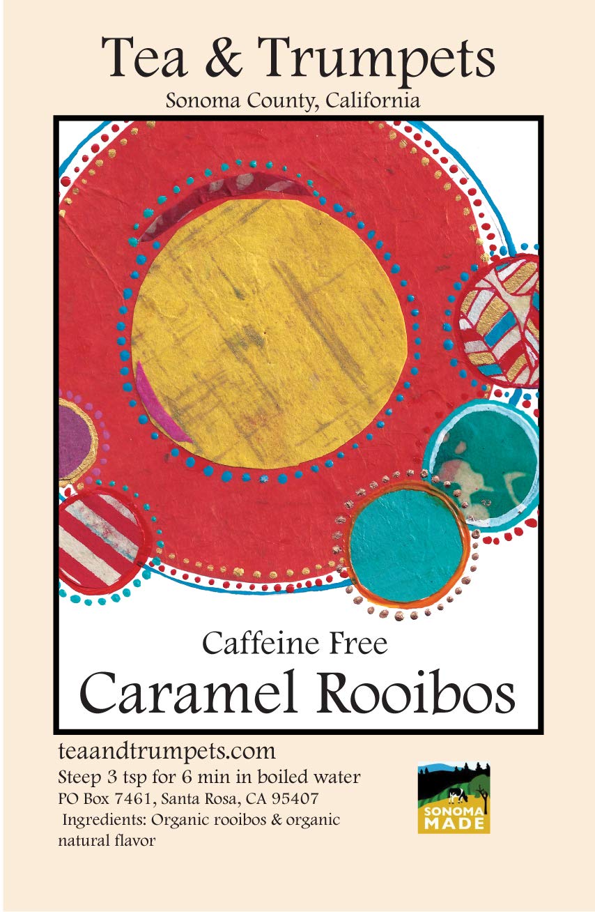 USDA Organic Caramel Rooibos Loose Leaf Red Tea 1 LB (16 oz)