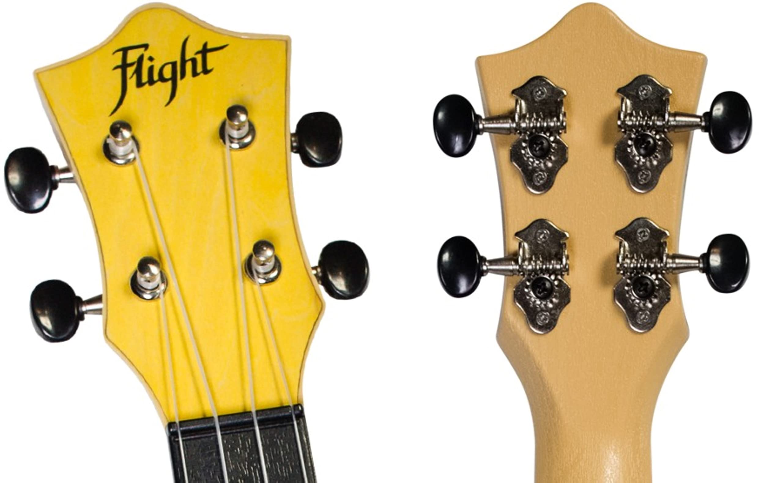 Flight, 4-String Travel Series Soprano Ukulele, Yellow (TUS-35YW)