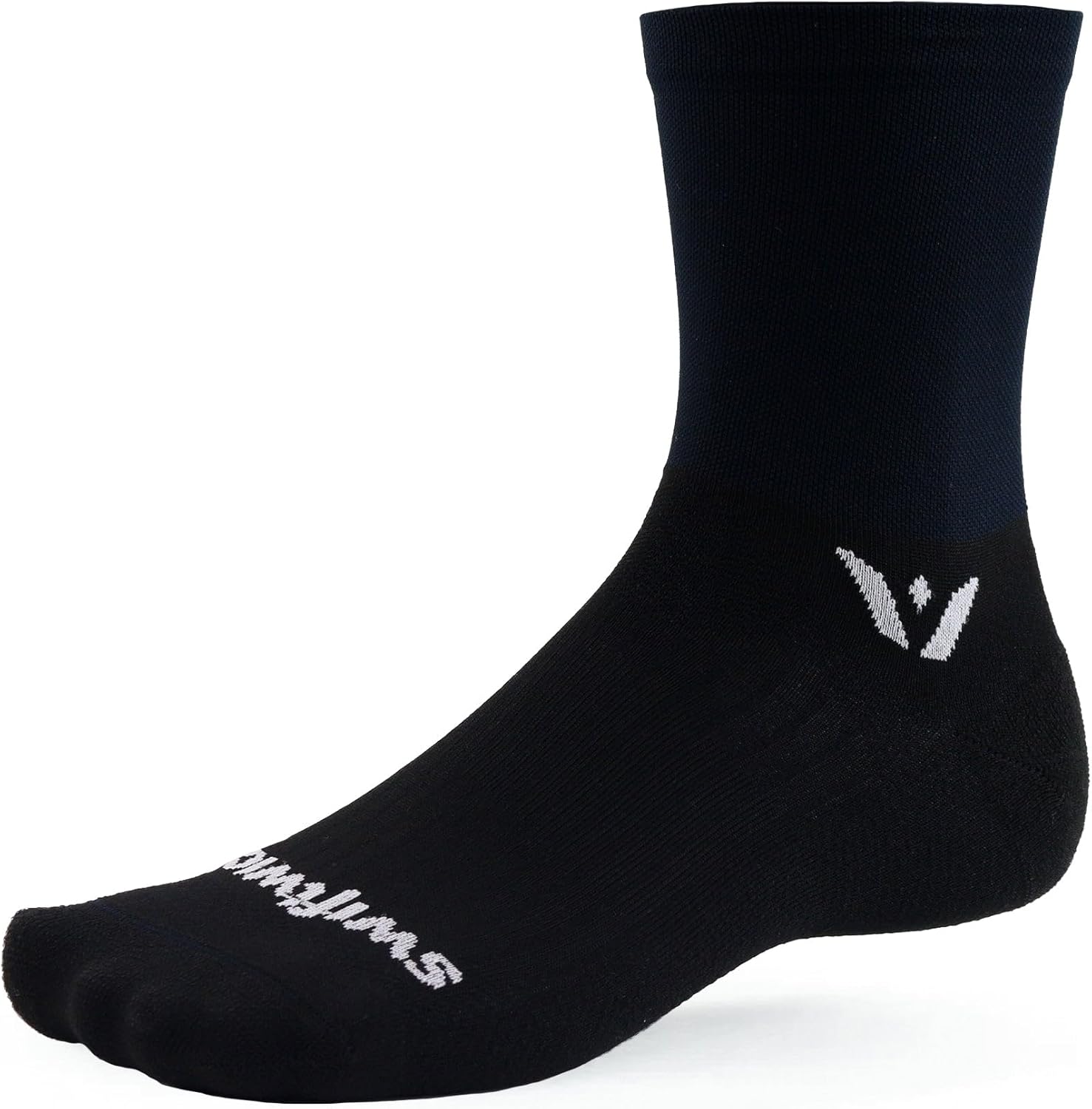 Swiftwick - ASPIRE Mid-Crew Cycling Socks, Maximum Breathability, Moisture Wicking