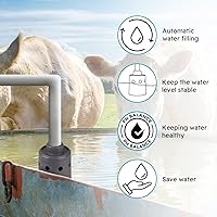 Vista 3 de 1" Float Valve, Automatic Water Filling, Maintaining Constant Water Level Automatic Water Shut Off Valve Water Tank Float Valve Can Be Used in