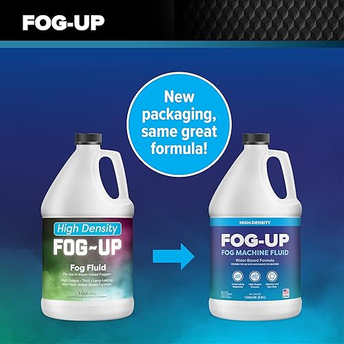 Miniatura 6 de FogUp - Jugo de niebla de alta densidad, extremadamente duradero, de alto rendimiento, grueso, no irritante, para interiores y exteriores, sin olor