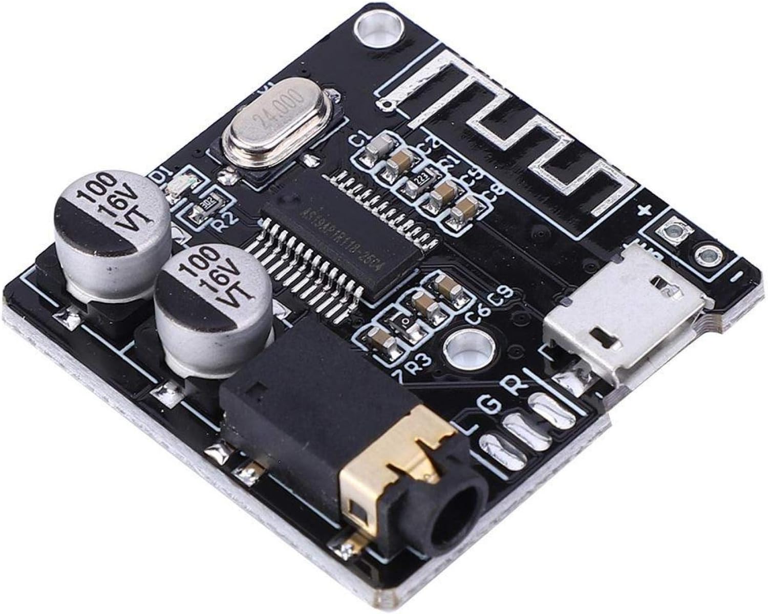 Walfront Stereo Hands Call Bluetooth Recording Module VHM-314 MP3 Bluetooth 4.1 Audio Receiver Decoder Board DIY Lossless Car Speaker Amplifier Board