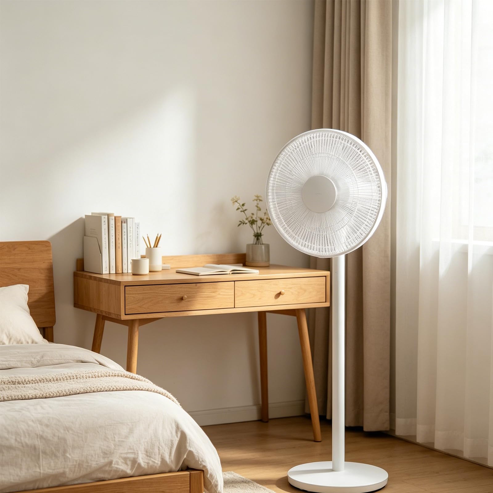 1 set di 40 cm di copertura protettiva in rete per ventilatore a piantana, griglia di protezione per pale, ricambi per ventilatore a piantana per ufficio, casa, decorazioni per feste