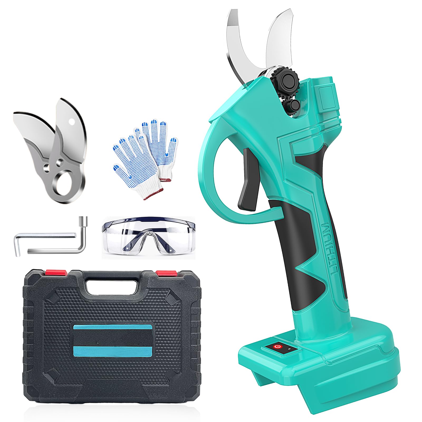 Cesoie Elettriche 18V Per Rami 30mm Cesoie Da Giardino A Batteria 18V Per Makita – Taglia Rami Fino A 30mm, Con LED Tagliapiante Batteria LED - Foto 11