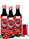 TRUEDREAMALL Cranberry Juice- Pure Quality, Unsweetened, Pure & Organic (750 ml Concentrated) Pack of 3 gallery image