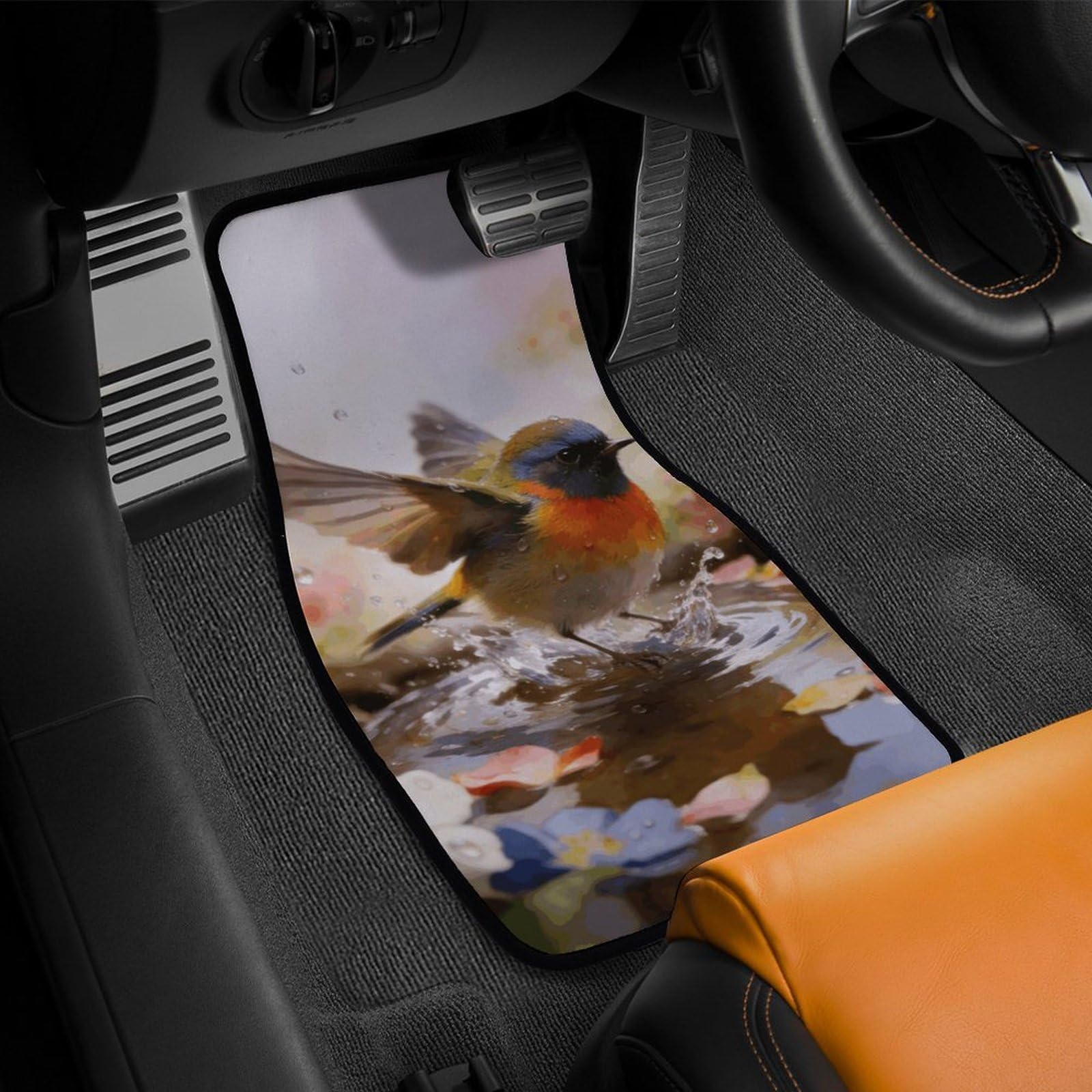 4 tappetini per auto, resistenti, antiscivolo, facili da pulire, adatti per la maggior parte delle auto, per tutte le stagioni, universali, adatti per SUV, berline e camion