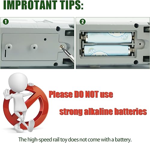 Miniatura 6 de OTONOPI Tren bala eléctrico con luces y sonidos, motor de locomotora de metro, modelo de tren de juguete de alta velocidad, vehículo de juego de