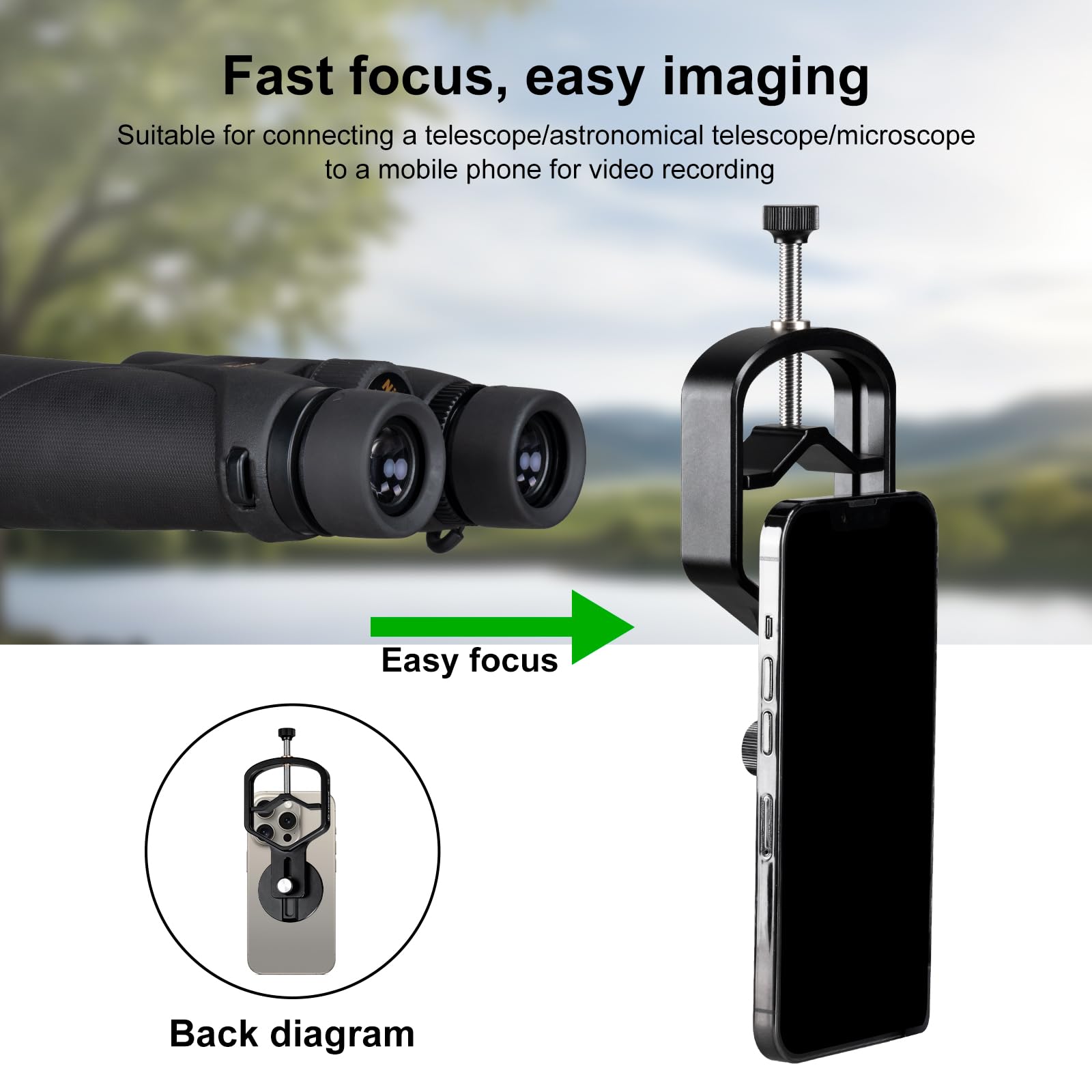 Iphone 12 Pro Max Unlocked NXT Scope Dual Cam Digiscoping Adapter